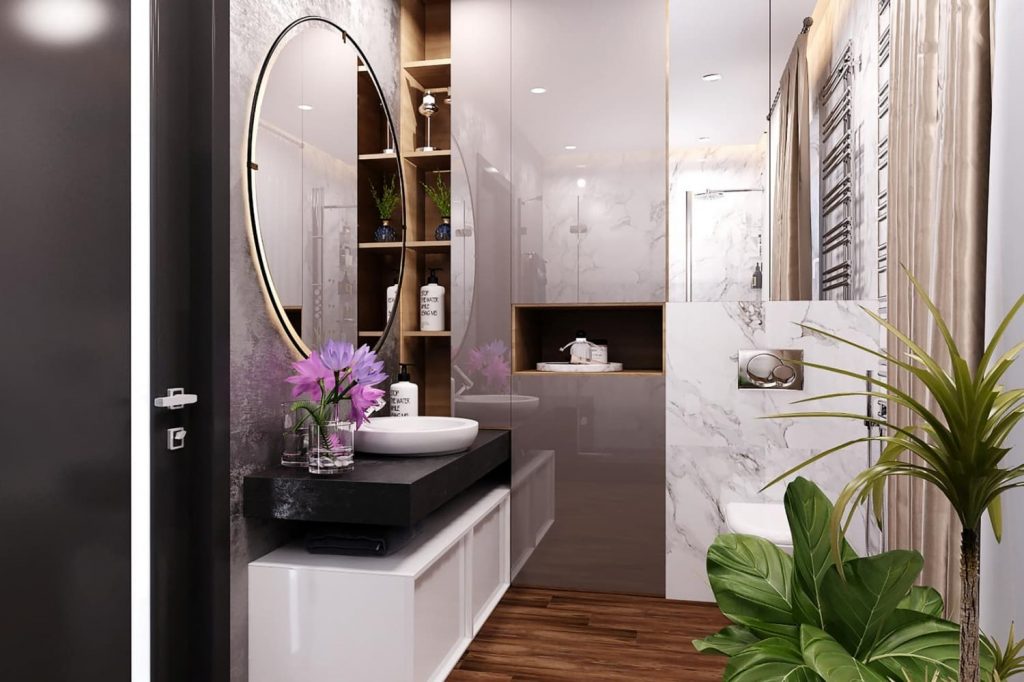 Дизайн проект интерьера ванной